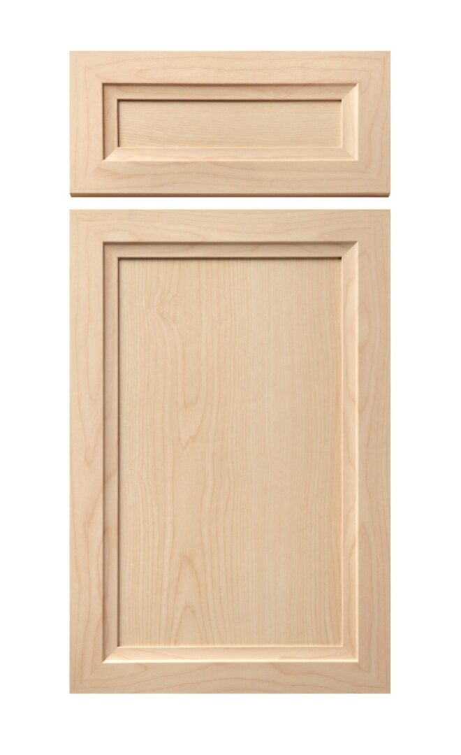 756 Natural Maple door line on white background
